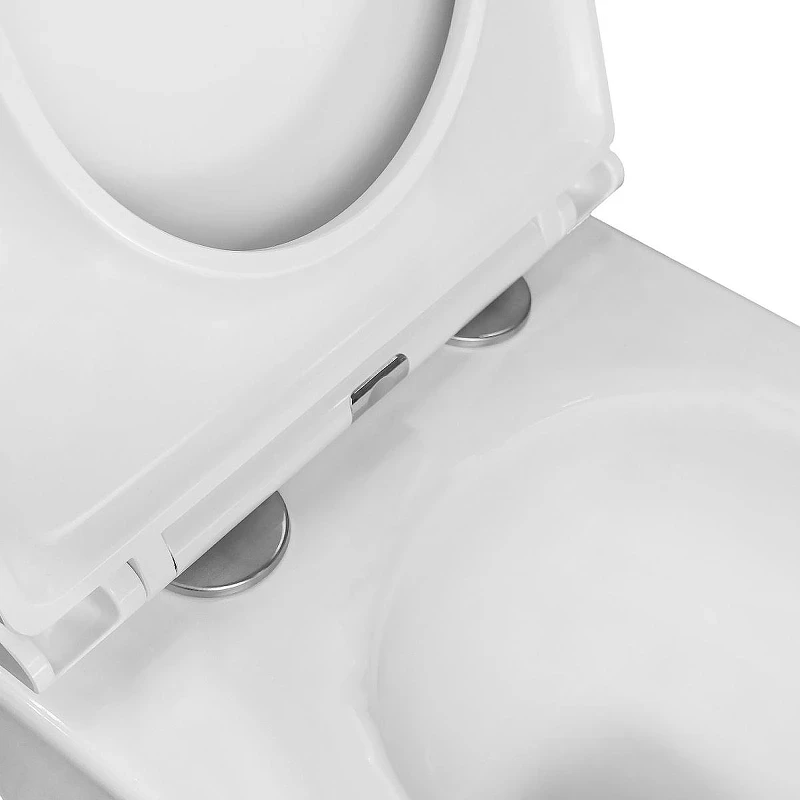 Унитаз Azario Nata AZ-5102T-WHT подвесной цвет Белый с сиденьем Микролифт