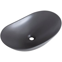 Раковина-чаша BelBagno 60 BB1404-H311 Серая матовая фаянс накладная