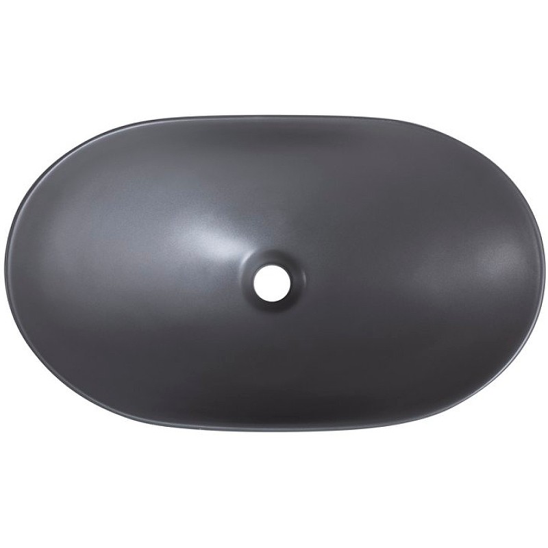 Раковина-чаша BelBagno 60 BB1404-H311 Серая матовая фаянс накладная