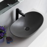 Раковина-чаша BelBagno 60 BB1404-H311 Серая матовая фаянс накладная