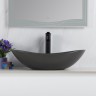 Раковина-чаша BelBagno 60 BB1404-H311 Серая матовая фаянс накладная