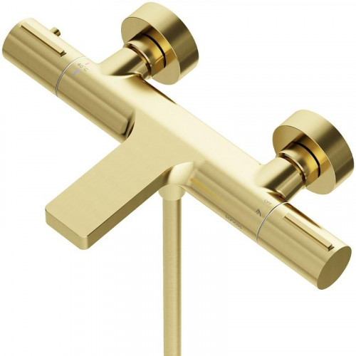 Смеситель для ванны Sancos Etna SC9006BG с термостатом Золото брашированное