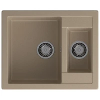 Кухонная мойка GranFest Quadro Q-610K песочный цвет Песочный