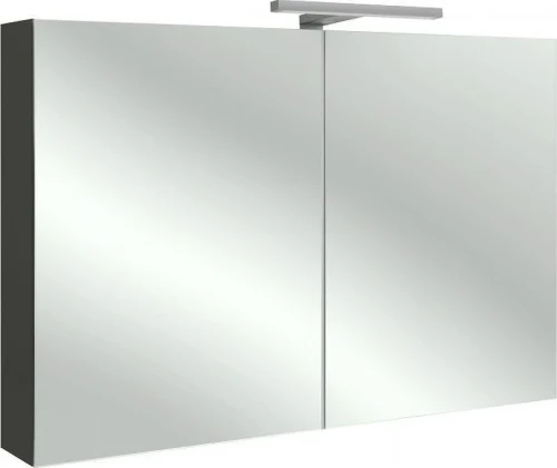 Зеркальный шкаф Jacob Delafon Vox 100 EB1365-G1C с подсветкой цвет Белый блестящий
