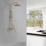 Душевая система Abber Wasser Kreis AF8160GL c термостатом цвет Золото матовое
