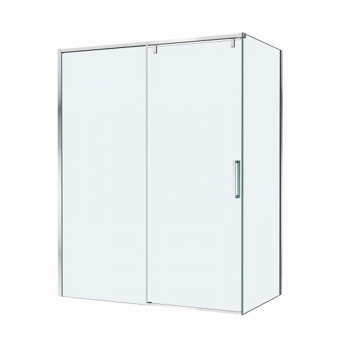 Душевой уголок BelBagno Soft Close-1 150x80 SOFT_CLOSE-1-AH-1-150/80-C-Cr профиль Хром стекло прозрачное