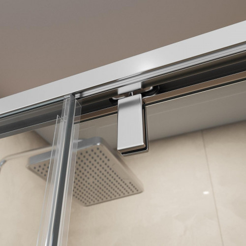 Душевой уголок BelBagno Soft Close-1 150x80 SOFT_CLOSE-1-AH-1-150/80-C-Cr профиль Хром стекло прозрачное