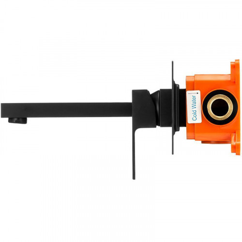 Смеситель для раковины Swedbe Platta 5501B Черный матовый латунь встраиваемый