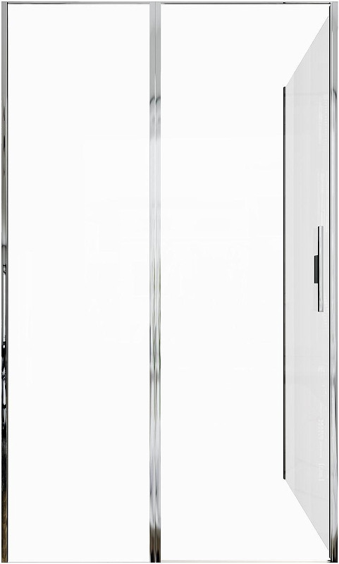 Душевой уголок Allen Brau Priority 120x100 3.31007.00+3.31019.00 цвет профиля Хром стекло прозрачное