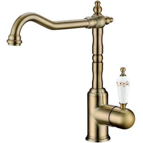 Смеситель для кухни Boheme Medici Ripresa 101-PR Бронза латунь