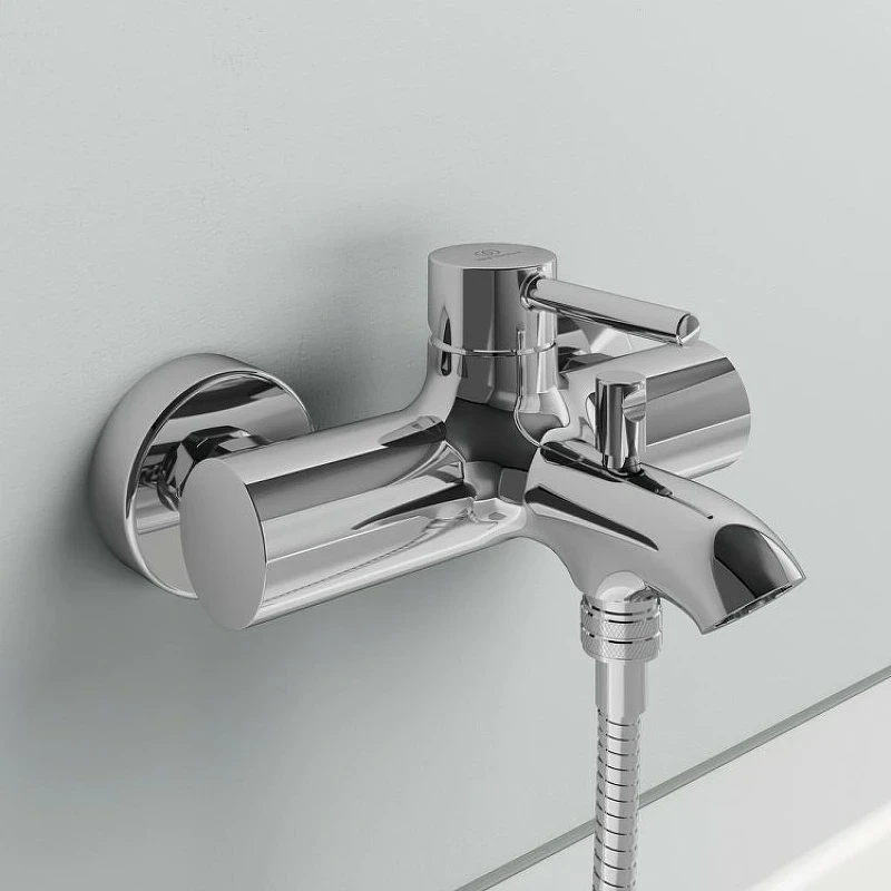 Смеситель для ванны Ideal Standard Ceraline BC270AA Хром латунь на стену
