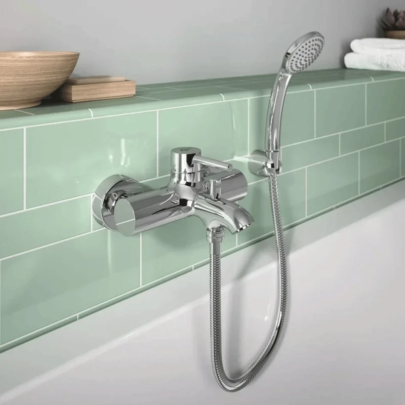 Смеситель для ванны Ideal Standard Ceraline BC270AA Хром латунь на стену
