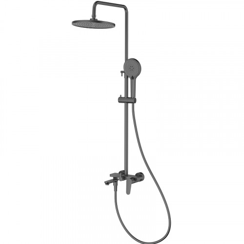 Душевая система Raglo R31.24.09 Графит матовый латунь на стену