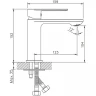 Смеситель для раковины Haiba HB10590 Хром