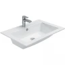 Тумба с раковиной Aquanet Lino 90 271949 подвесная Белая матовая МДФ / ЛДСП