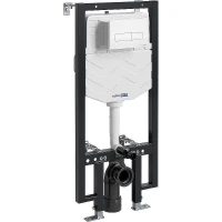 Инсталляция WasserKRAFT Vils 56TLT.010.ME.WM03 для унитаза с Белой матовой клавишей смыва
