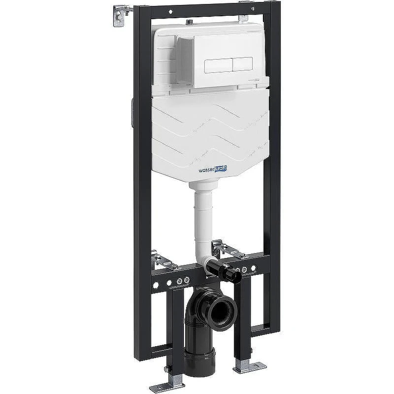Инсталляция WasserKRAFT Vils 56TLT.010.ME.WM03 для унитаза с Белой матовой клавишей смыва