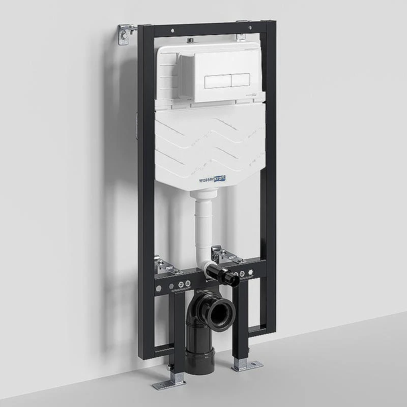 Инсталляция WasserKRAFT Vils 56TLT.010.ME.WM03 для унитаза с Белой матовой клавишей смыва