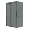 Душевой уголок Grossman Classic 160x100 120.K33.04.1610.21.10 профиль Черный матовый стекло тонированное