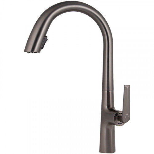 Смеситель для кухни Kaiser Strike 09066-15 Вороненая сталь латунь