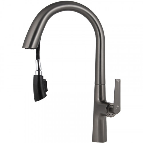 Смеситель для кухни Kaiser Strike 09066-15 Вороненая сталь латунь