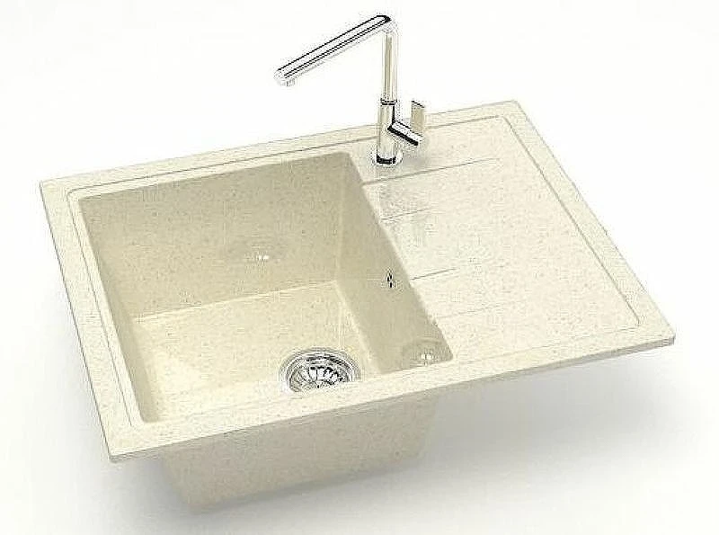 Кухонная мойка Bergg Z150 B150Q002 Бежевая