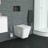 Унитаз с инсталляцией Grossman Galaxy 97.4414S.01.210 цвет Белый с сиденьем Микролифт с клавишей смыва цвет Черный