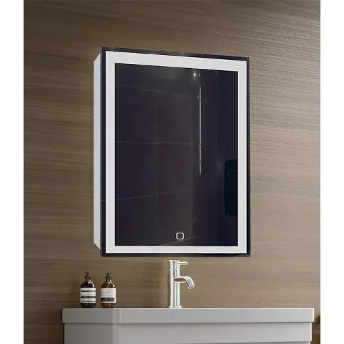 Зеркальный шкаф Azario Minio 60 L CS00075840 цвет Белый