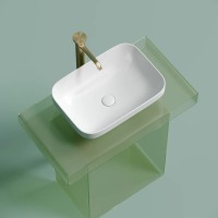 Раковина-чаша Ceramicanova Element 50 CN6055MW Белая матовая фарфор накладная