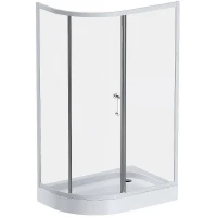 Душевой уголок AM.PM Like Solo Slide 120x80 W83UG-302U120MT профиль Хром матовый стекло прозрачное