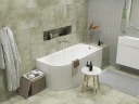 Акриловая ванна Creto Melissa 170х75 R 32-17075R цвет Белый