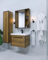 Тумба под раковину Bellezza Бруно 70 4632211190490 подвесная Табакко МДФ / ЛДСП