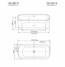 Акриловая ванна Grossman Forta 170x75 GR-2901B без гидромассажа