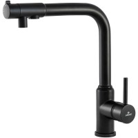 Смеситель для кухни Kaiser Teka 13044-9 Черный матовый латунь