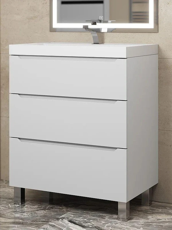 Тумба под раковину Uperwood Tanos 70 291020330 цвет Белый матовый