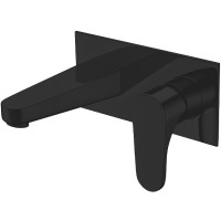 Смеситель для раковины Abber Eleganz AF8312B Черный матовый латунь встраиваемый