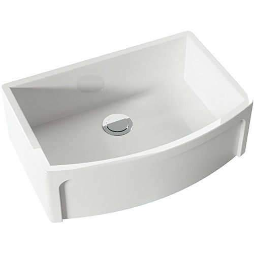 Кухонная мойка Kerasan Hannah Devon 60 544001 Белая керамика встраиваемый