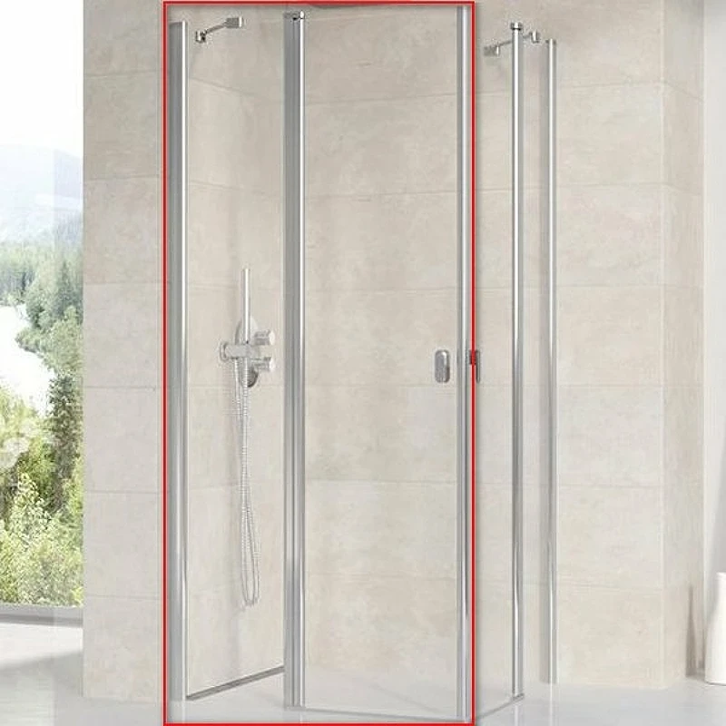 Душевая дверь Ravak Chrome CRV2-90 1QV70C00Z1 профиль Хром стекло Transparent