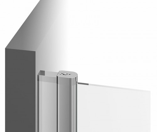 Душевая дверь Ravak Chrome CRV2-90 1QV70C00Z1 профиль Хром стекло Transparent