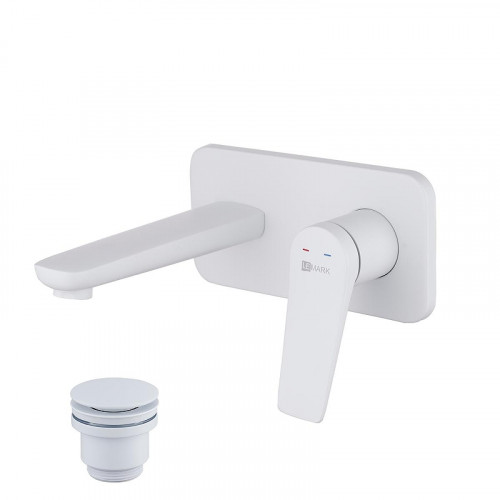 Смеситель для раковины Lemark Bronx LM3726MW цвет Белый матовый