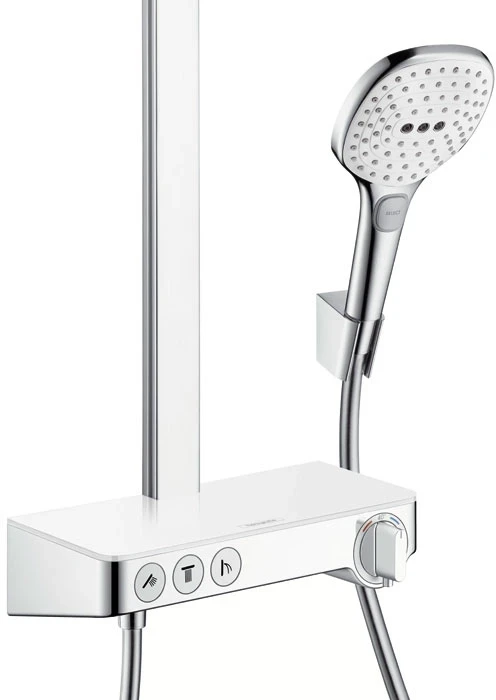 Душевая система Hansgrohe Raindance Select E 27127400 Белый Хром латунь на стену