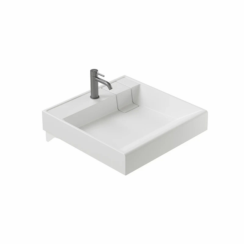 Раковина Ceramicanova Quattro 60 CN0101 на стиральную машину цвет Белый