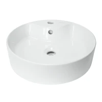 Раковина Sanita Luxe Best Shelf 43 WB.CT/Best/43-C.Shelf/WHT.G/S1 цвет Белый