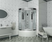 Душевая кабина Niagara Luxe NG-7710W 100x100 с гидромассажем