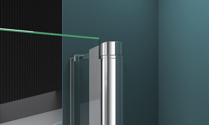 Душевая дверь BelBagno Etna 80 ETNA-B-12-60/20-C-Cr профиль Хром стекло прозрачное