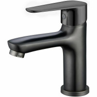 Смеситель для раковины Royce Bianco RCM-111601BL Оружейная сталь