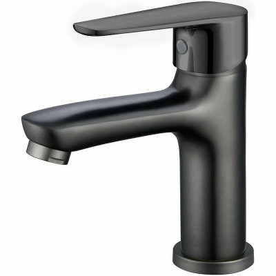 Смеситель для раковины Royce Bianco RCM-111601BL Оружейная сталь