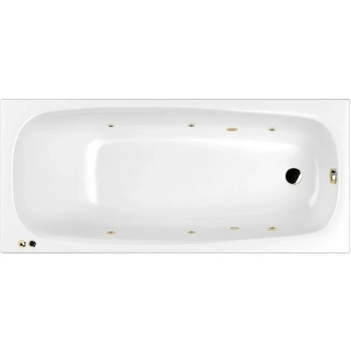 Акриловая ванна Whitecross Layla Slim 180x80 0122.180080.100.SOFT.GL с гидромассажем