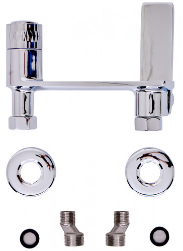 Смеситель для ванны Orange Push M01-100cr Хром латунь на стену