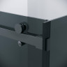 Душевая стенка Grossman Classic 100 200.K33.04.100.21.10 профиль Черный матовый стекло тонированное
